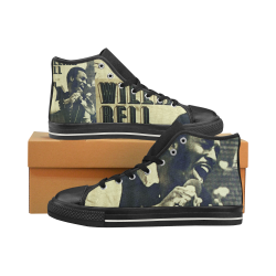 William Bell Wattstax High Top Canvas Women's Shoes/Large Size (Model 017)