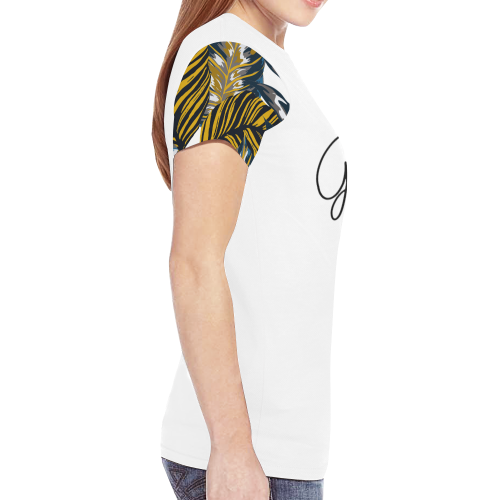 T shirt Tropic 1 GV New All Over Print T-shirt for Women (Model T45)