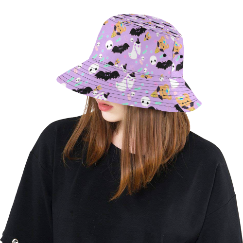 Halloween Sweets (purple) All Over Print Bucket Hat