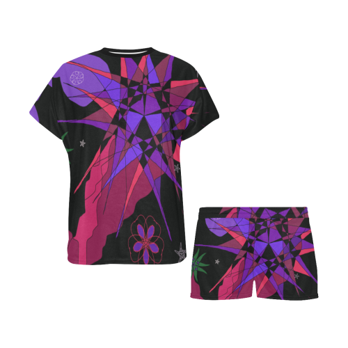Abstract #9 2020 Women's Short Pajama Set