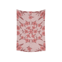 floral damask Cotton Linen Wall Tapestry 40"x 60"