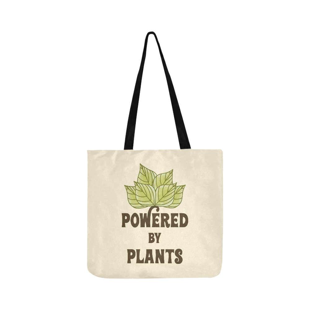 Powered by Plants (vegan) Reusable Shopping Bag Model 1660 (Two sides)