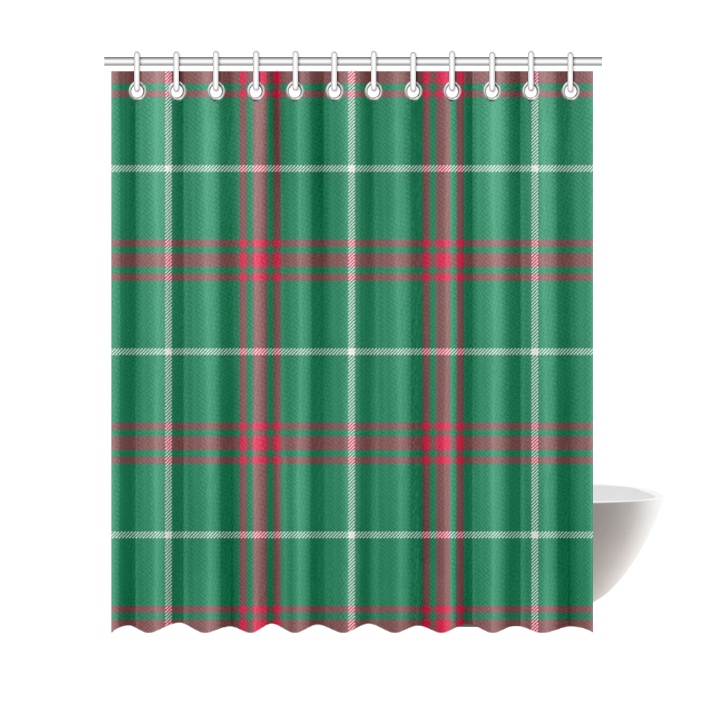 Welsh National Tartan Shower Curtain 72"x84"