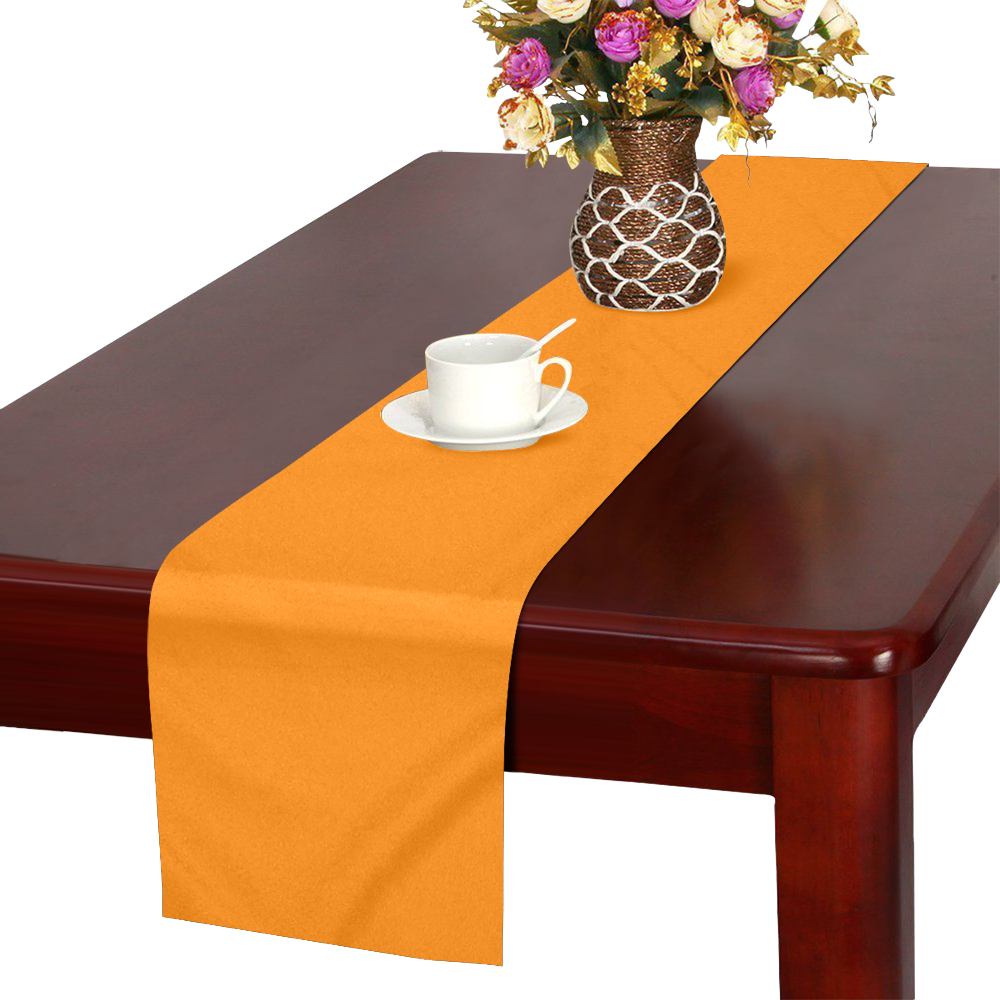 color UT orange Table Runner 16x72 inch