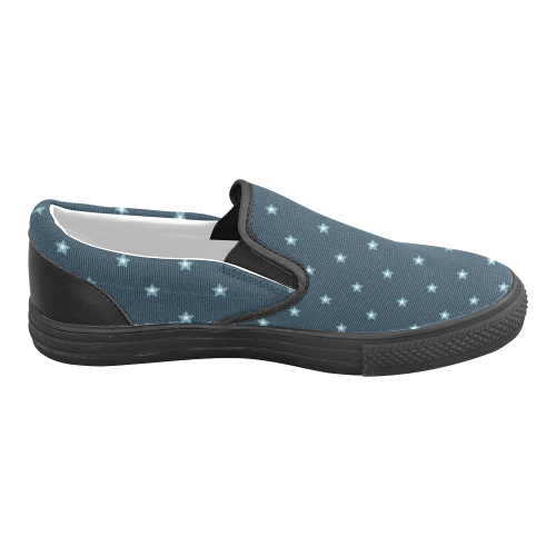 Starry Nights Men's Slip-on Canvas Shoes (Model 019)