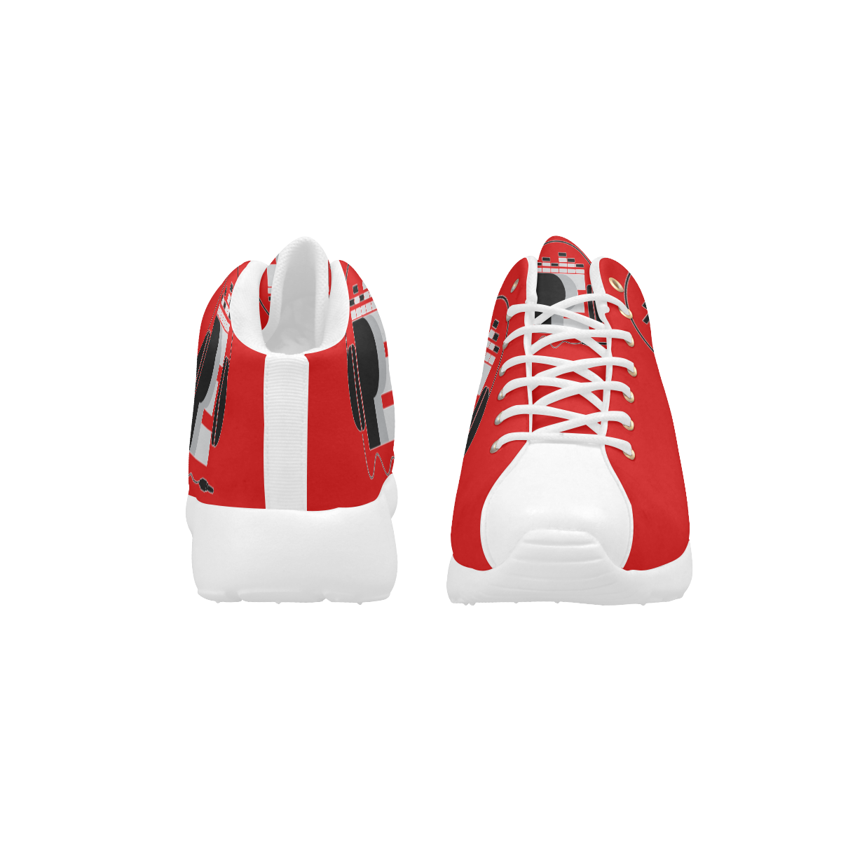 PPE II Red Men's Basketball Training Shoes (Model 47502)