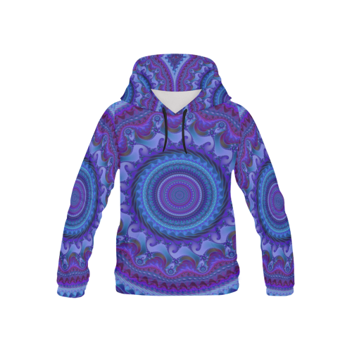 MANDALA PASSION OF LOVE All Over Print Hoodie for Kid (USA Size) (Model H13)