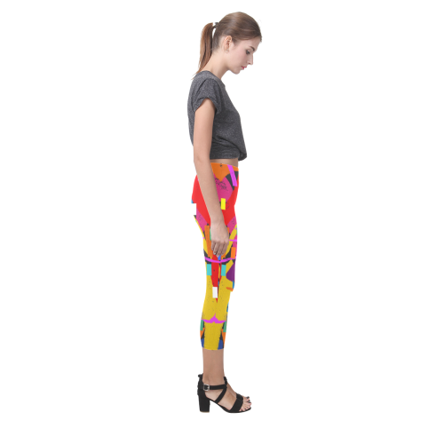 CONFETTI NIGHTS 2 Capri Legging (Model L02)