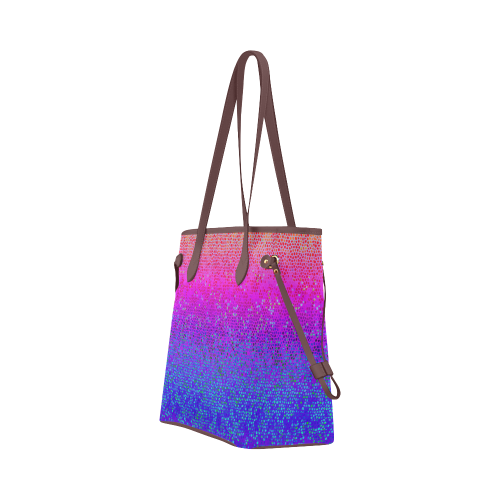 Glitter Star Dust G248 Clover Canvas Tote Bag (Model 1661)