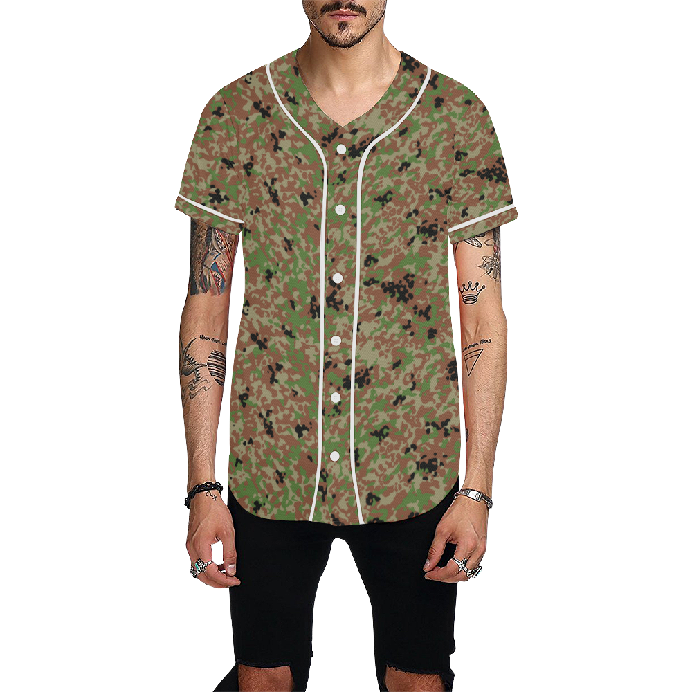 Japanese 1991 jietai winter Camouflage All Over Print Baseball Jersey for Men (Model T50)
