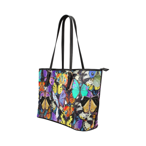Live intensely, by Ivan Venerucci Italian Style Leather Tote Bag/Large (Model 1651)