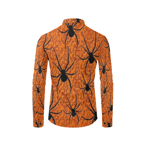 Spider by PopartLover Men's All Over Print Casual Dress Shirt (Model T61)