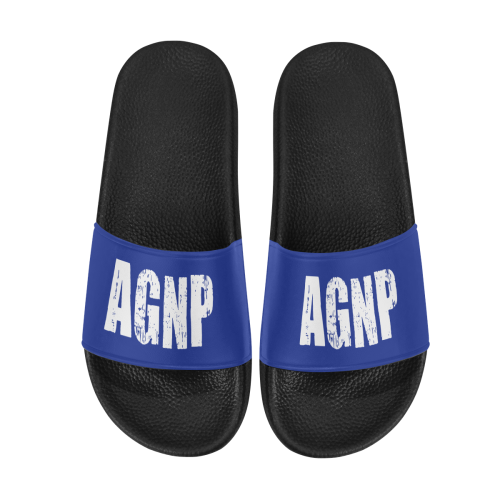 BLUE Men's Slide Sandals (Model 057)