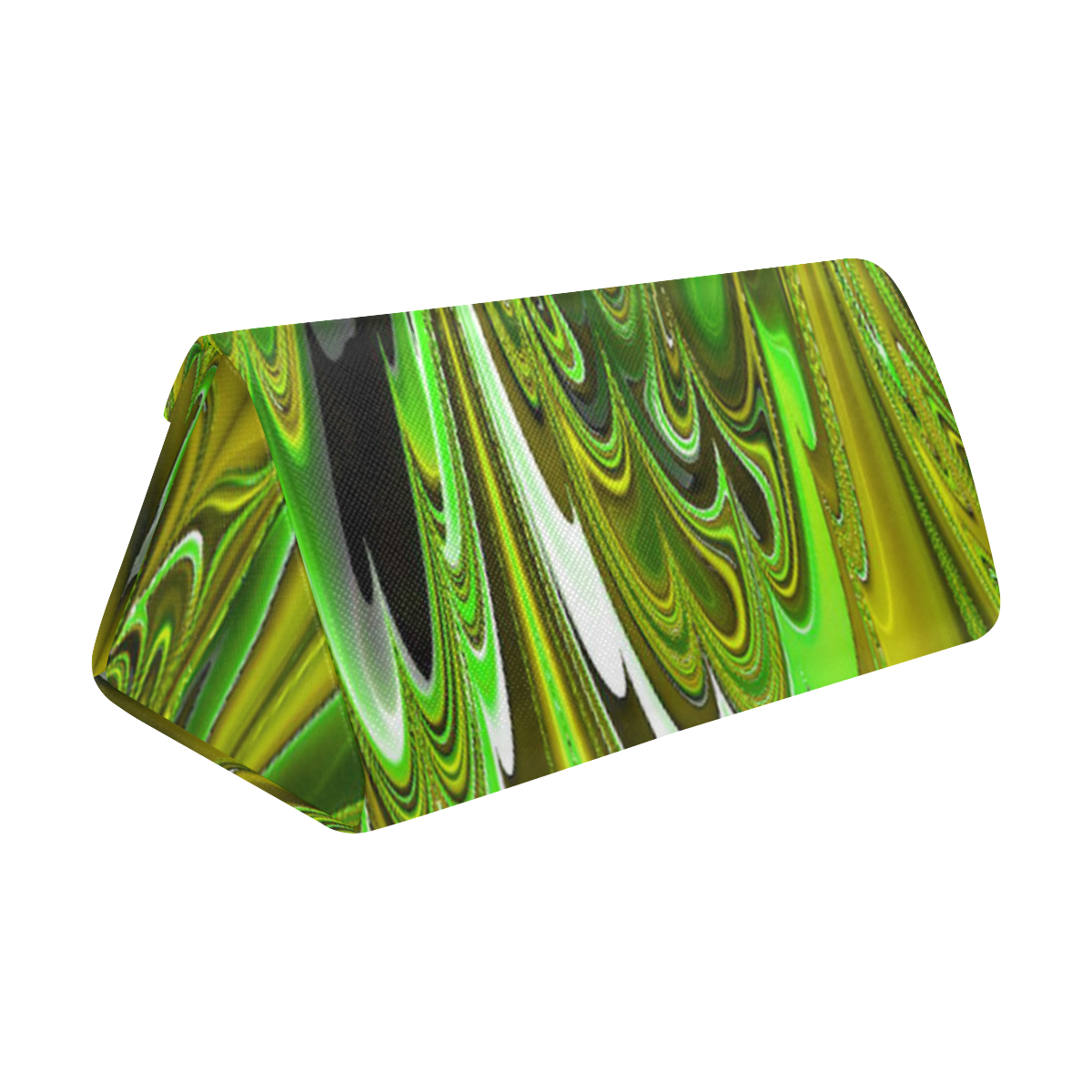 marbled fractal 417C by JamColors Custom Foldable Glasses Case
