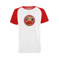 Ragalan (white/red) - RBN XFACTOR Men's Raglan T-shirt (USA Size) (Model T11)