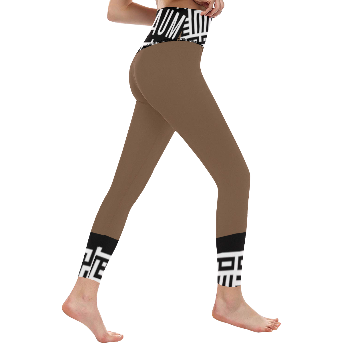 M1hiwailegwo0012 Women's All Over Print High-Waisted Leggings (Model L36)