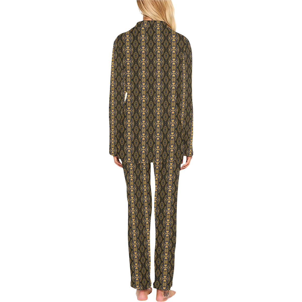 pattern2 Women's Long Pajama Set