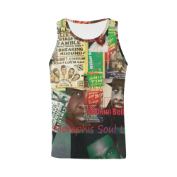 William Bell Collage 1 All Over Print Tank Top for Men (Model T43)