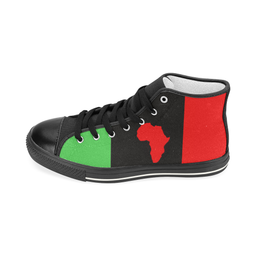 G.O.D Men Retros Afrika Edition Men’s Classic High Top Canvas Shoes (Model 017)