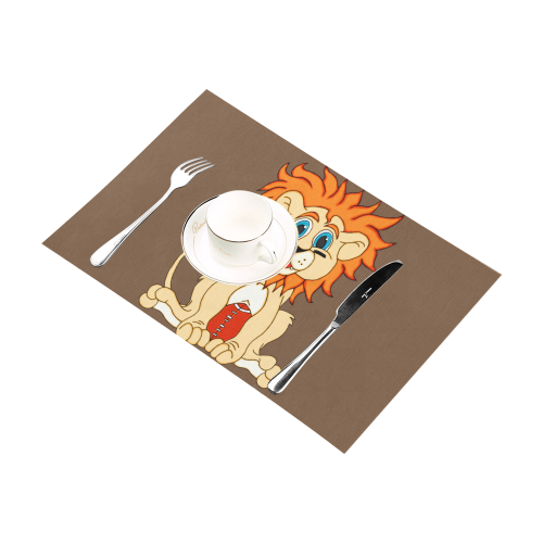 Football Lion Brown Placemat 12''x18''