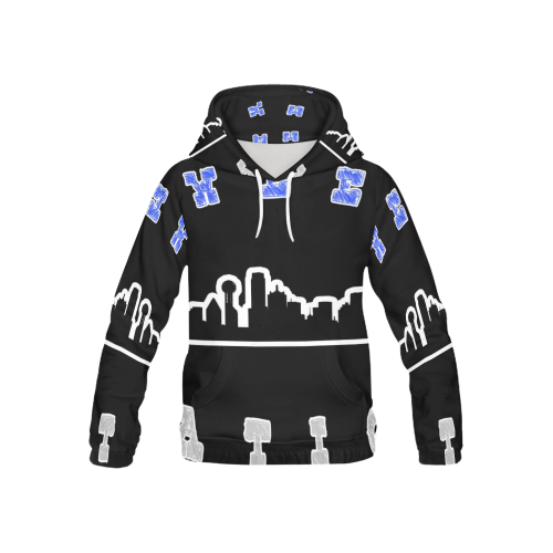 Sweep Nation D-Town All Over Print Hoodie for Kid (USA Size) (Model H13)