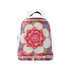 Floral Artistic School Backpack (Model 1601)(Medium)