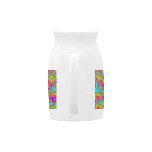 Colorful wavy shapes Milk Cup (Large) 450ml