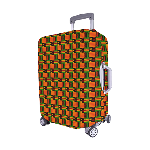 Afro Pop Kente Luggage Cover/Medium 22"-25"