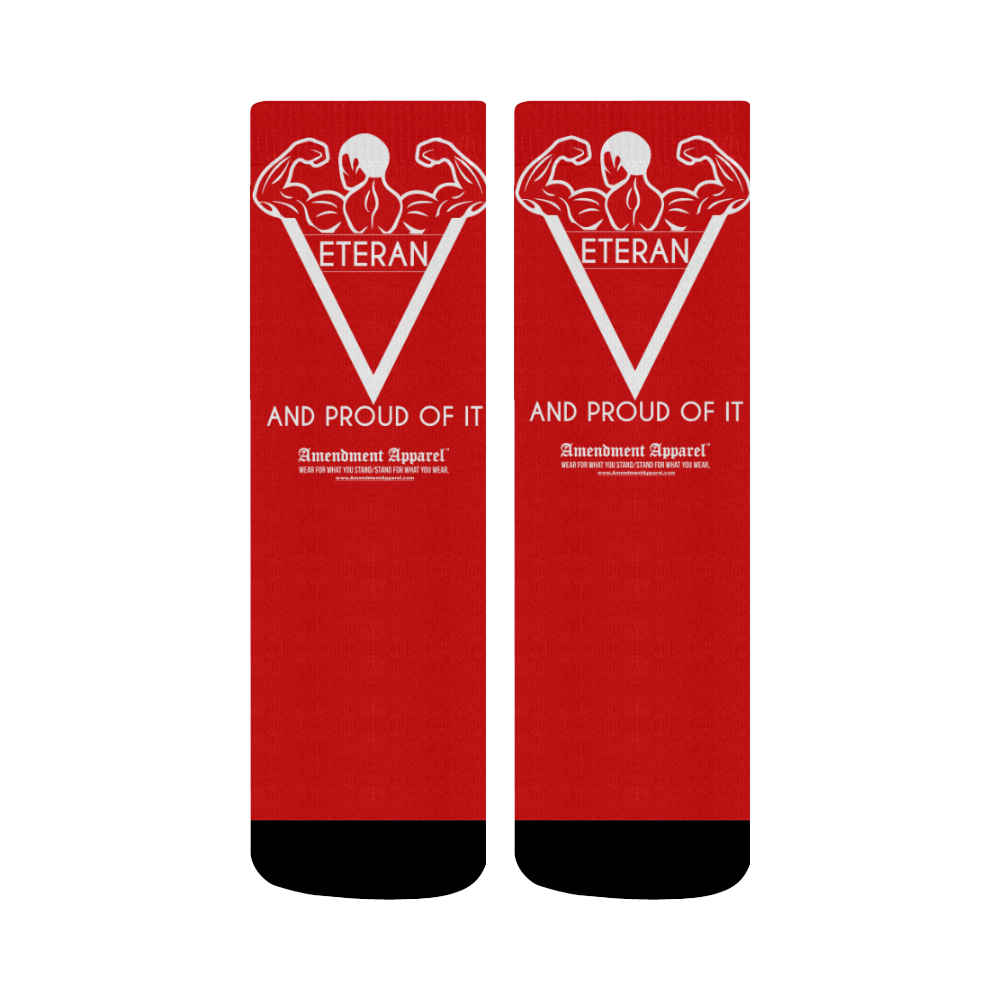 Proud Veteran Male Crew Socks Crew Socks