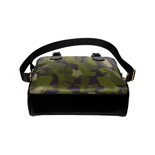 Swedish M90 woodland camouflage Shoulder Handbag (Model 1634)