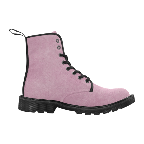 Pink Face by Jera Nour Martin Boots for Women (Black) (Model 1203H)