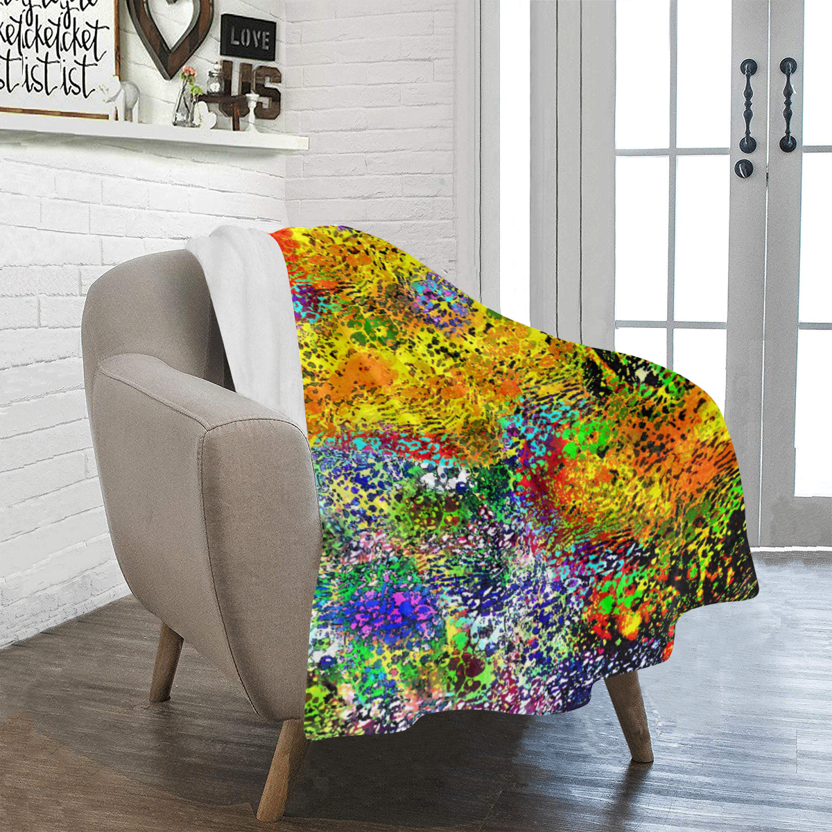 Wild Print Ultra-Soft Micro Fleece Blanket 30''x40''