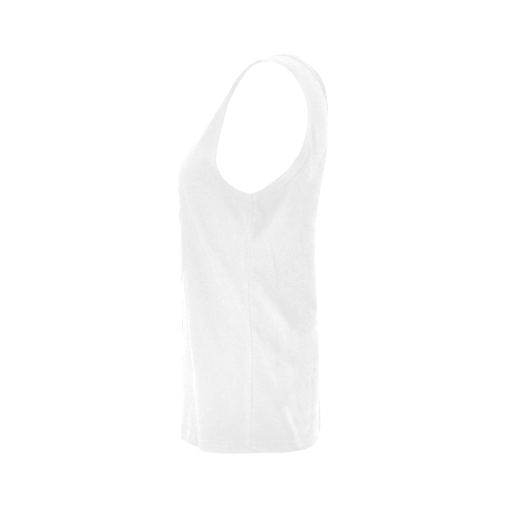 color white All Over Print Tank Top for Women (Model T43)