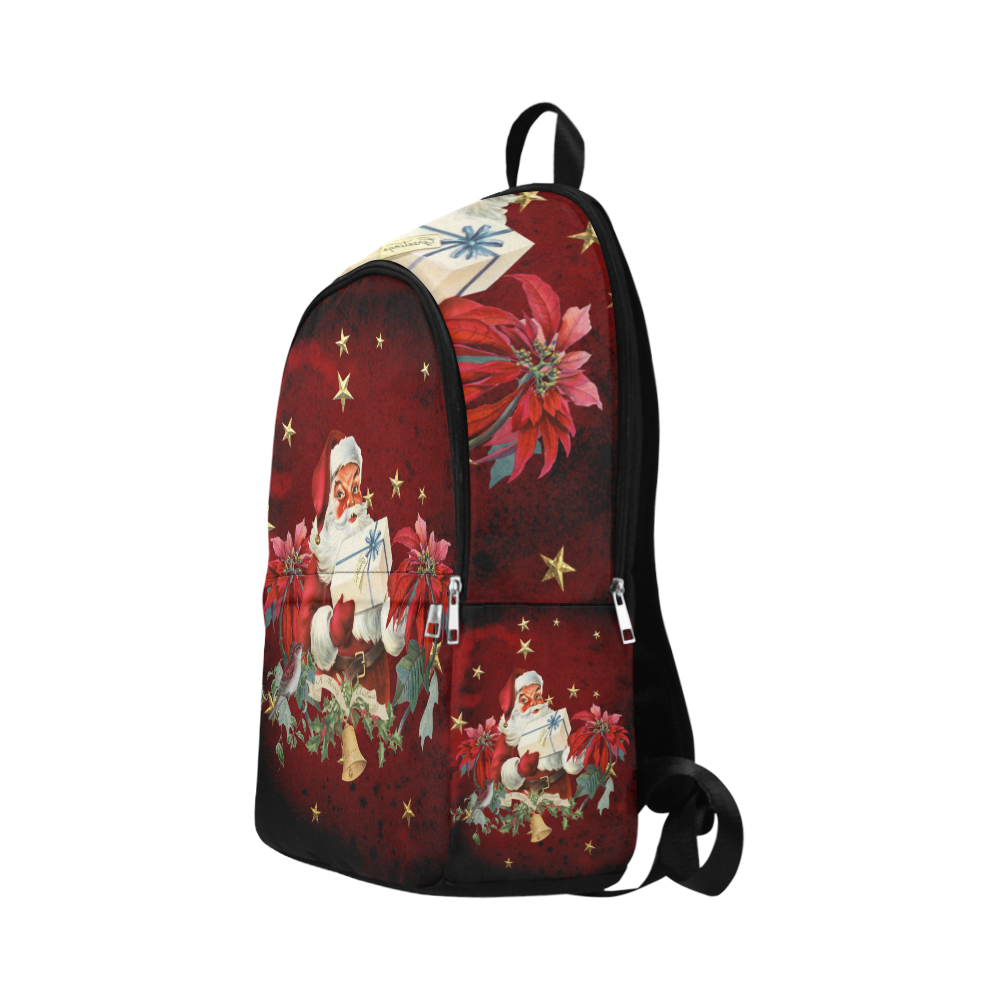 Santa Claus with gifts, vintage Fabric Backpack for Adult (Model 1659)