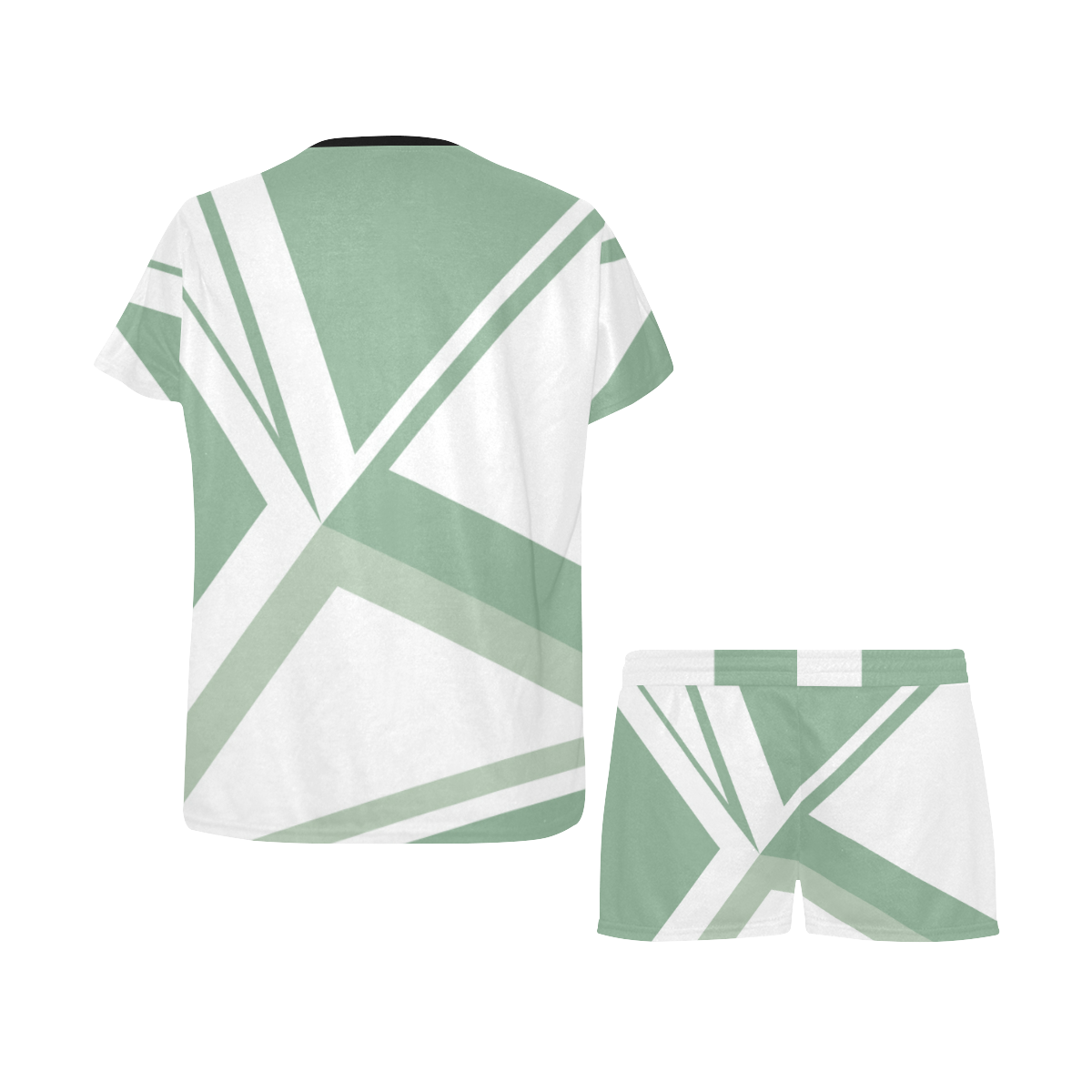 geometric fantasy Women's Short Pajama Set