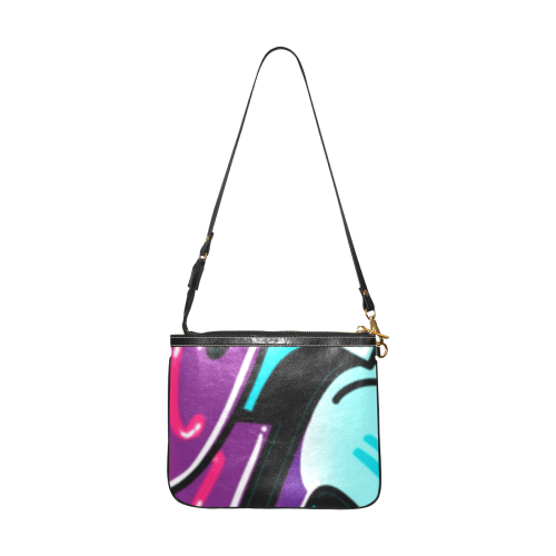 Graphic Pop Art Small Shoulder Bag (Model 1710)