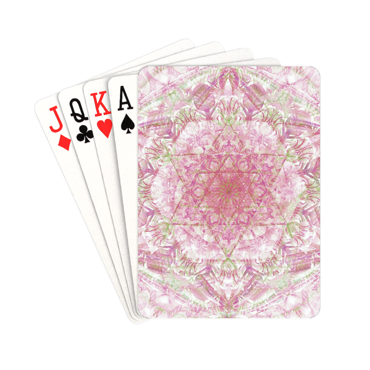 david star mandala 4 Playing Cards 2.5"x3.5"