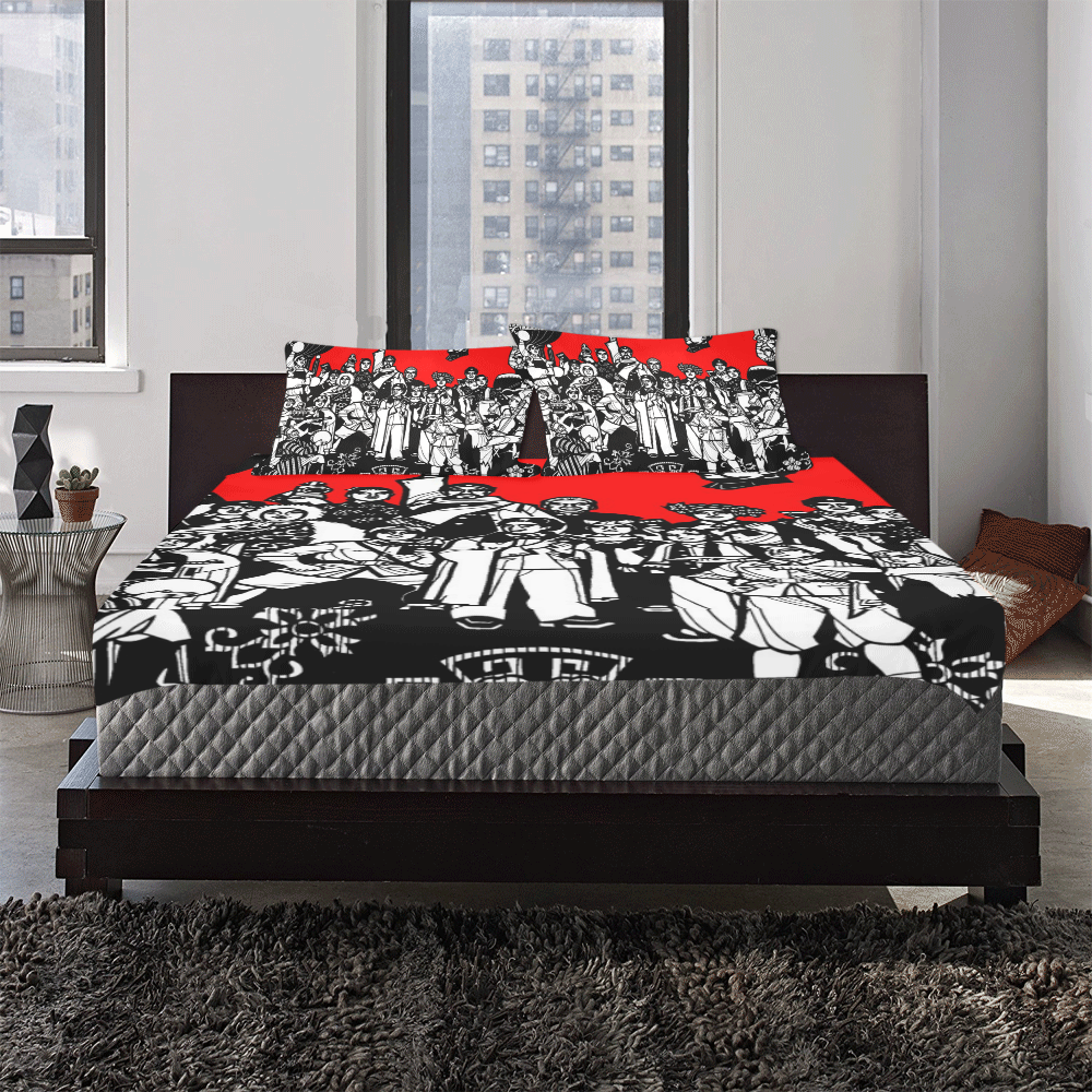 The Inception of the Great Proletarian Cultural Re 3-Piece Bedding Set