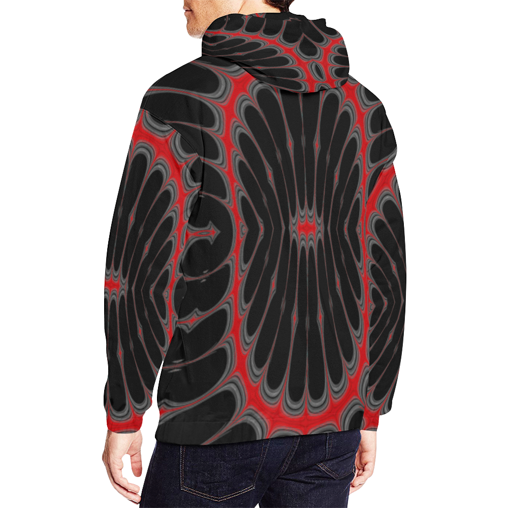 32_5000 23 All Over Print Hoodie for Men/Large Size (USA Size) (Model H13)
