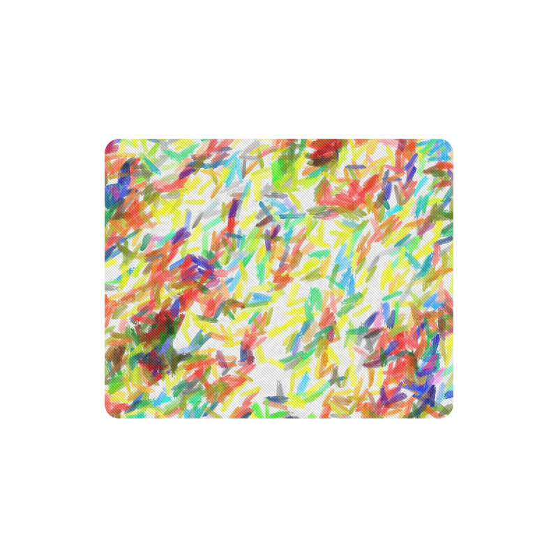 Colorful brush strokes Rectangle Mousepad