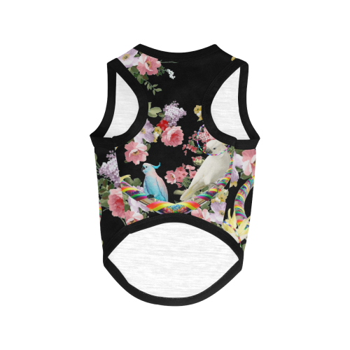 Cockatoos and Hoops All Over Print Pet Tank Top