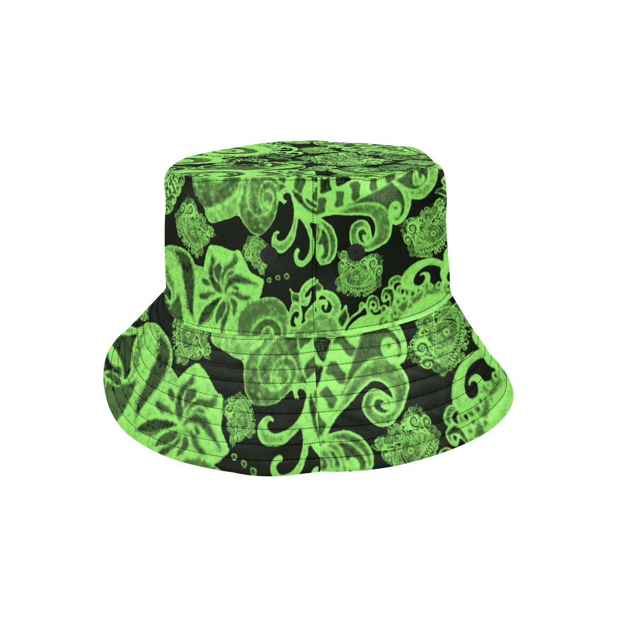 Your Paisley Green Eyes by Aleta All Over Print Bucket Hat