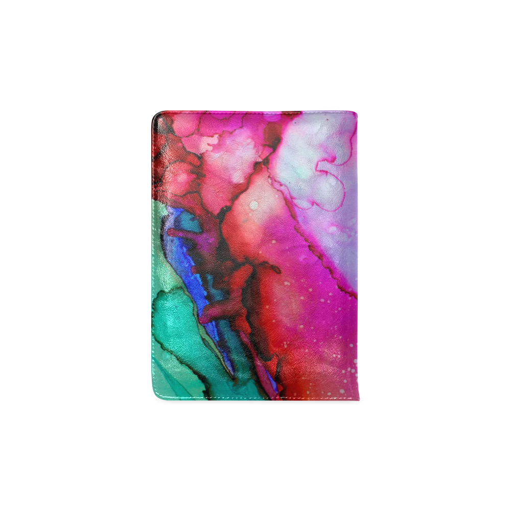 Red purple green ink Custom NoteBook A5