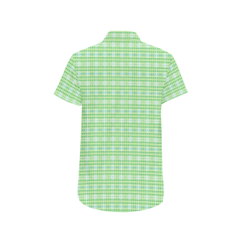 plaid8aa Men's All Over Print Short Sleeve Shirt (Model T53)