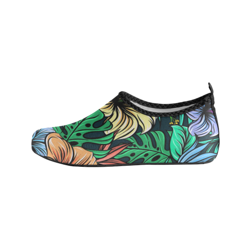 Hibiscus Dream Women's Slip-On Water Shoes (Model 056)