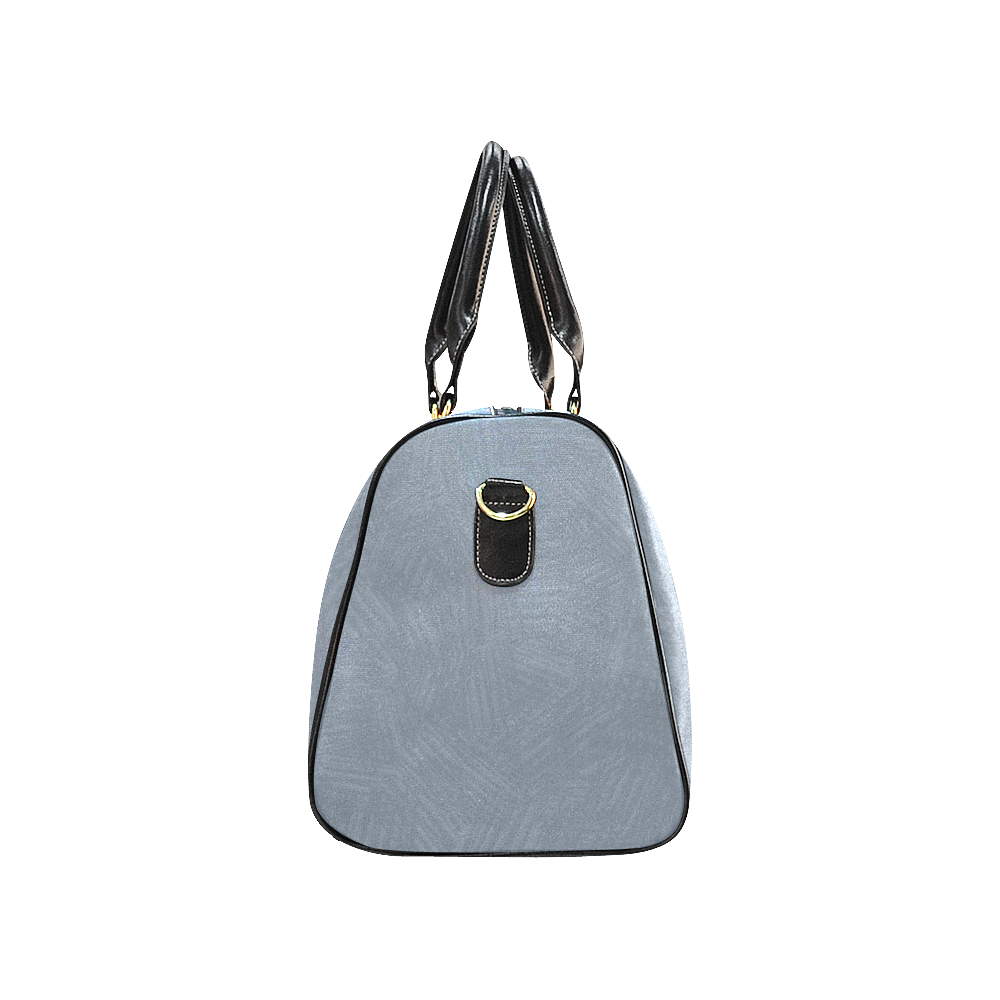 Light Slate Gray Marks New Waterproof Travel Bag/Large (Model 1639)