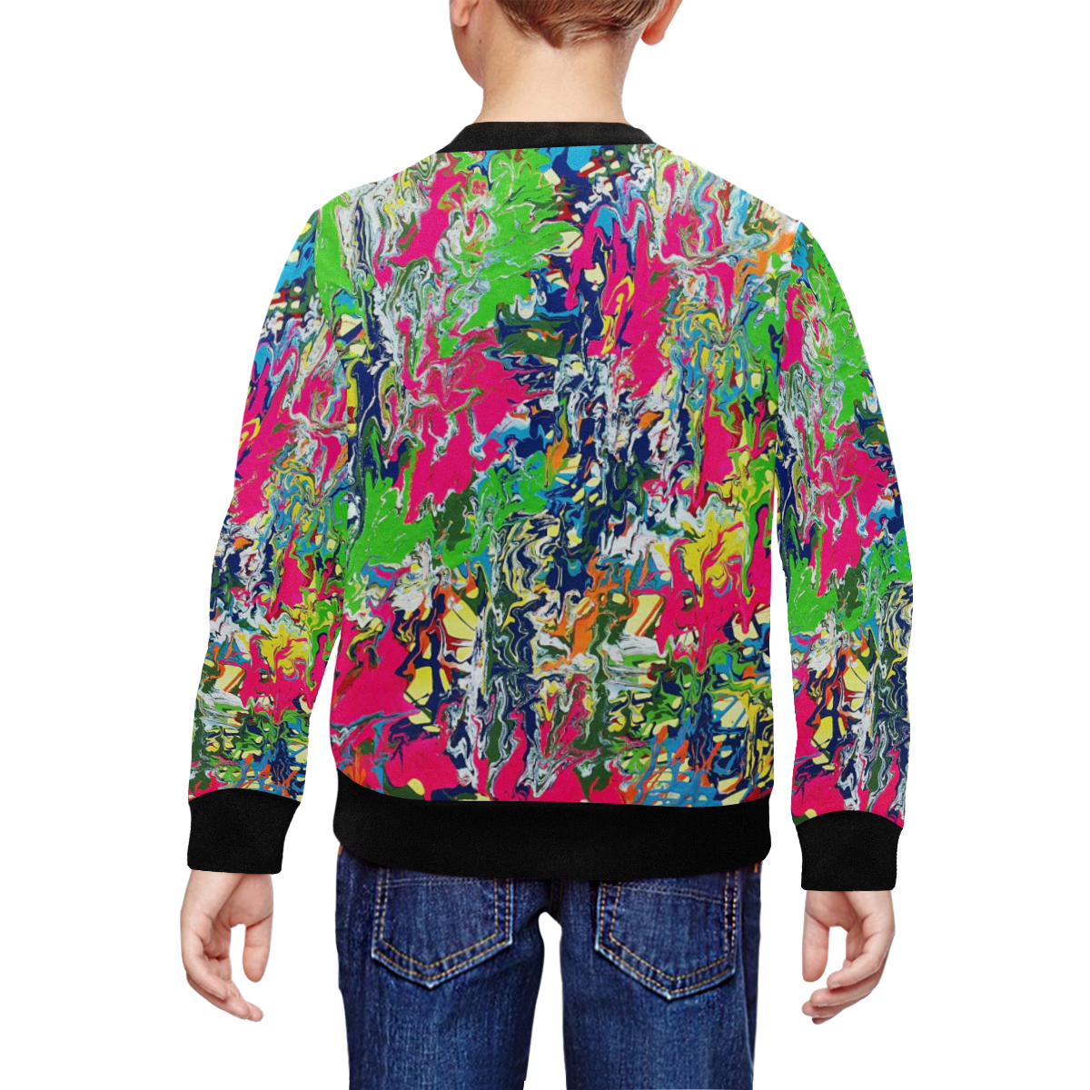 Bridge All Over Print Crewneck Sweatshirt for Kids (Model H29)