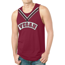 Vegan Cheerleader New All Over Print Tank Top for Men (Model T46)
