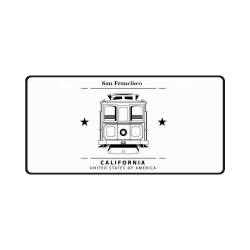 San Francisco Cable Car License Plate