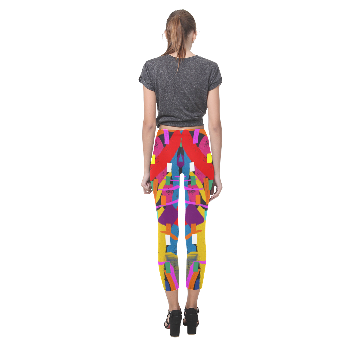 CONFETTI NIGHTS 2 Capri Legging (Model L02)